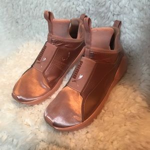 Rose Gold Puma Fierce shoes